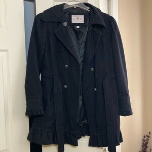 Black Wool Coat
